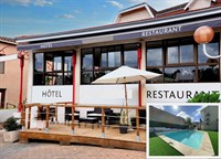 hotel restaurant with swimming - 1