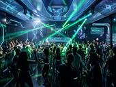 trendy modern nightclub for